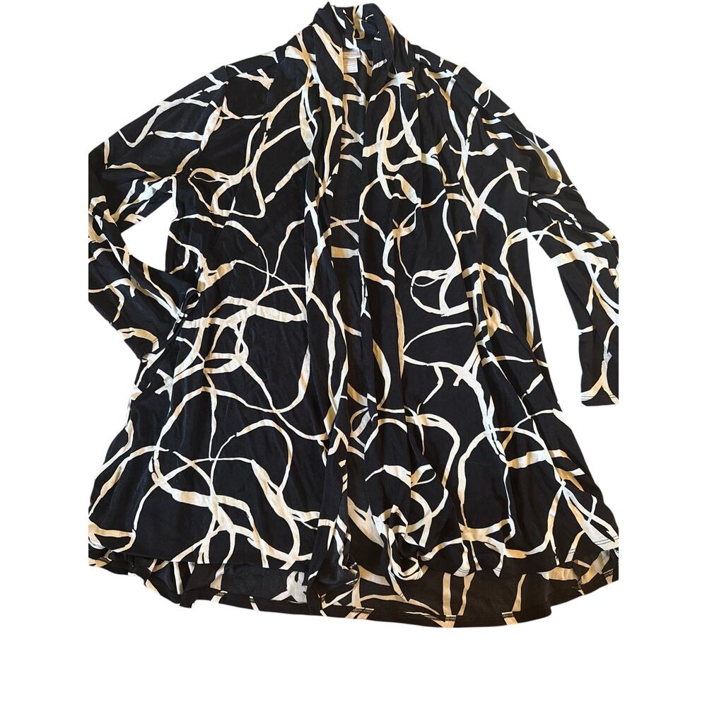 CHICOS TRAVELERS jacket, duster, cardigan - size 8/10 - Medium